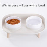 NEW Double Cat, Puppy and Dog Bowl Feeding Water Bowl Product Supplies Pet Food And Water Bowls