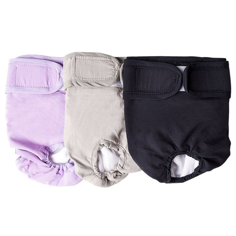 No Leak Reusable Washable Dog Puppy Diapers, Highly Absorbent with Strong & Flexible Velcro