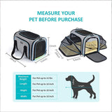 Expandable Pet Carrier Tote Crate for Cats, Dogs, Puppies