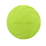 Dog Puppy Pet Silicone Frisbee Flying Disc. Great Interactive and Training Dog Toy. Also Good for Aggressive Chewers.