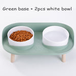 NEW Double Cat, Puppy and Dog Bowl Feeding Water Bowl Product Supplies Pet Food And Water Bowls