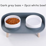 NEW Double Cat, Puppy and Dog Bowl Feeding Water Bowl Product Supplies Pet Food And Water Bowls