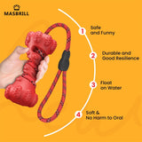 MASBRILL Pet Dog Puppy Interactive Dog Bone Shaped Toy with Tug Rope Pet Supplies Pet Accessories
Interactive Chew Toy Keeping Teeth and Gums Healthy