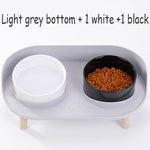 NEW Double Cat, Puppy and Dog Bowl Feeding Water Bowl Product Supplies Pet Food And Water Bowls