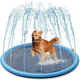 Dog Puppy Pet Summer Water Sprinkler Spray Play with Cooling Inflatable Pool