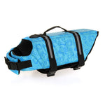 Dog Life Jackets, Reflective & Adjustable Preserver Vest with Enhanced Buoyancy & Rescue Handle for Swimming