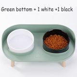 NEW Double Cat, Puppy and Dog Bowl Feeding Water Bowl Product Supplies Pet Food And Water Bowls