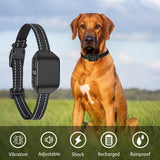 Bark Training Collar Rechargeable and Waterproof for Dogs Puppies Pets.  3 Training Modes. Various Colors