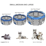 Portable Playpen Tent for Dog Cat Puppy Pet. Folding Indoor/Outdoor. 
Available in Various Sizes 36in 45in and 57in