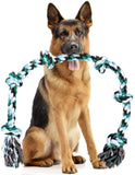 Giant Dog Rope Toy for Extra Large Dogs-Indestructible Dog Toy for Aggressive Chewers and Large Breeds 42 Inch Long 6 Knot.  Various Styles Available.