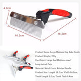 Large and Medium Dog Rake Comb for Long-Haired Pets Grooming 
 A  Shedding Comb For Big Dogs    Long Hair Cat Comb