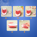 Dog Bath Massager Brush Soft Silicone with Shampoo Compartment