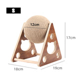 Cat Scratcher Sisal Rope Ball Interactive Toy